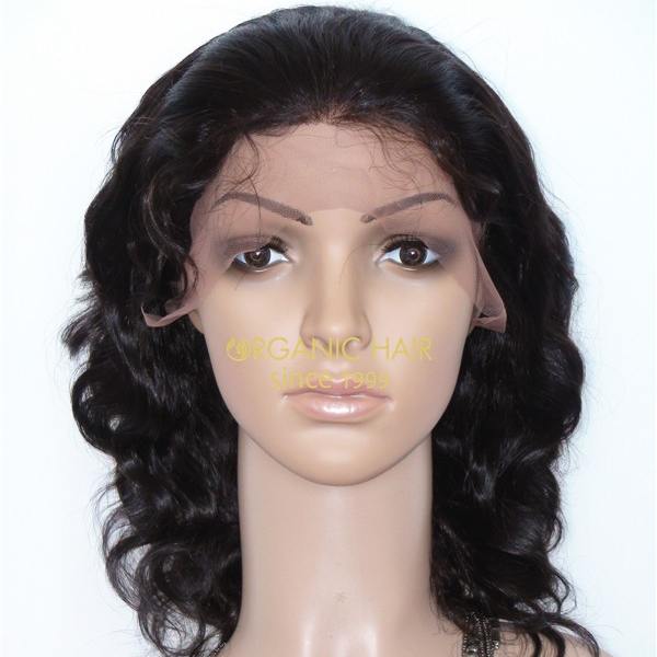 High quality and cheap Virgin human full lace wigs for  women A1